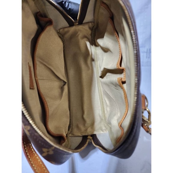 Authentic LOUIS VUITTON Monogram Canvas Trouville Bag Brown - Picture 5 of 15